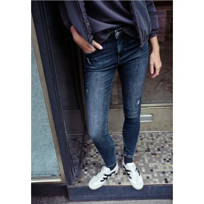 Street One Studio Jeans mit Destroyed Details - Blau - Damen Street One Studio Jeans mit Destroyed Details - Blau - Damen