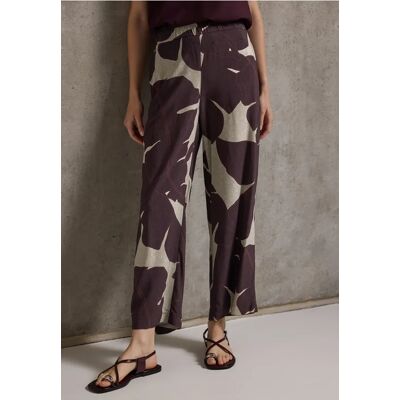 Street One Studio Gemusterte Culotte - Rot - Damen Street One Studio Gemusterte Culotte - Rot - Damen