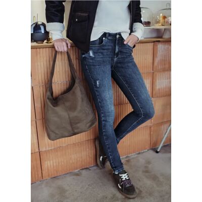 Street One Studio Jeans mit Destroyed Details - Blau - Damen Street One Studio Jeans mit Destroyed Details - Blau - Damen