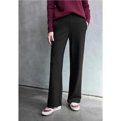 Street One Studio Wide Leg Hose - Schwarz - Damen Street One Studio Wide Leg Hose - Schwarz - Damen