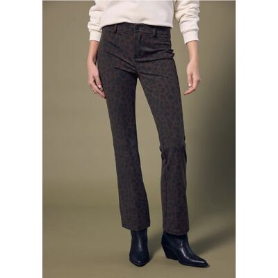 Street One Studio Bootcut Leo Hose - Braun - Damen Street One Studio Bootcut Leo Hose - Braun - Damen