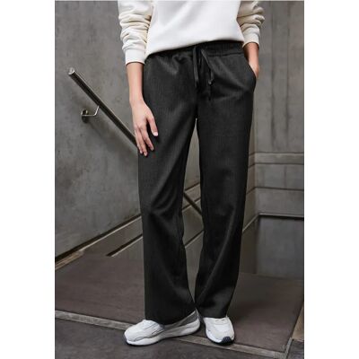 Street One Studio Straight Leg Hose - Grau - Damen Street One Studio Straight Leg Hose - Grau - Damen