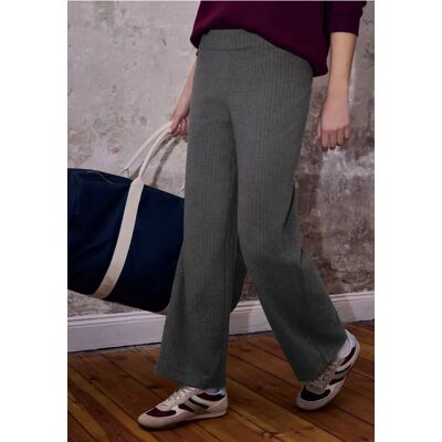 Street One Studio Nadelstreifen Wide Leg Hose - Grau - Damen Street One Studio Nadelstreifen Wide Leg Hose - Grau - Damen