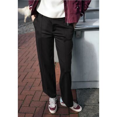 Street One Studio Wide Leg Twill Hose - Schwarz - Damen Street One Studio Wide Leg Twill Hose - Schwarz - Damen