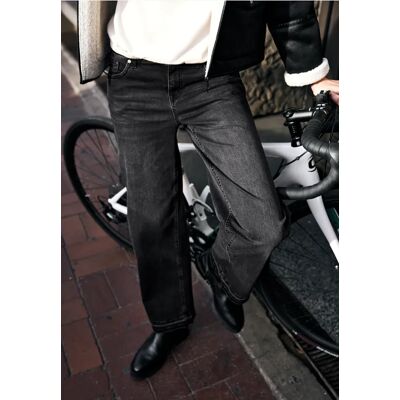Street One Studio Wide Leg Jeans - Schwarz - Damen Street One Studio Wide Leg Jeans - Schwarz - Damen