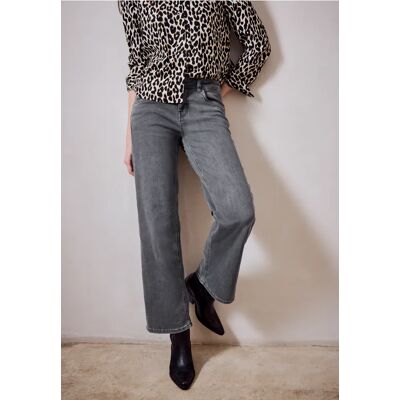 Street One Studio Wide Leg Jeans - Grau - Damen Street One Studio Wide Leg Jeans - Grau - Damen