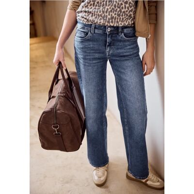 Street One Studio Wide Leg Jeans - Blau - Damen Street One Studio Wide Leg Jeans - Blau - Damen
