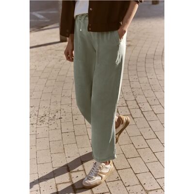 Street One Studio Mid Waist Straight Leg Hose im Loose Fit - Grün - Damen Street One Studio Mid Waist Straight Leg Hose im Loose Fit - Grün - Damen