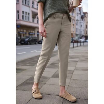 Street One Studio Mid Waist Slim Leg Chino im Casual Fit - Beige - Damen Street One Studio Mid Waist Slim Leg Chino im Casual Fit - Beige - Damen