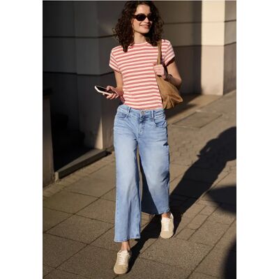 Street One Studio High Waist Wide Leg Jeans im Loose Fit - Blau - Damen Street One Studio High Waist Wide Leg Jeans im Loose Fit - Blau - Damen