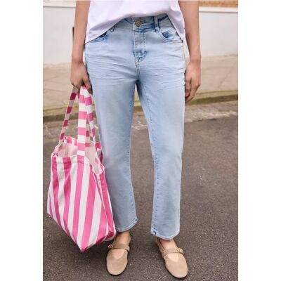 Street One Studio Mid Waist Kick Flare Jeans im Skinny Fit - Blau - Damen Street One Studio Mid Waist Kick Flare Jeans im Skinny Fit - Blau - Damen