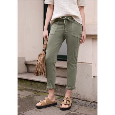 Street One Studio Tapered Leg Hose im Casual Fit - Grün - Damen Street One Studio Tapered Leg Hose im Casual Fit - Grün - Damen
