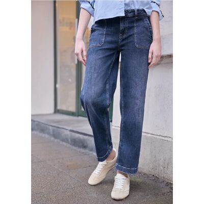 Street One Studio Straight Leg Jeans - Blau - Damen Street One Studio Straight Leg Jeans - Blau - Damen
