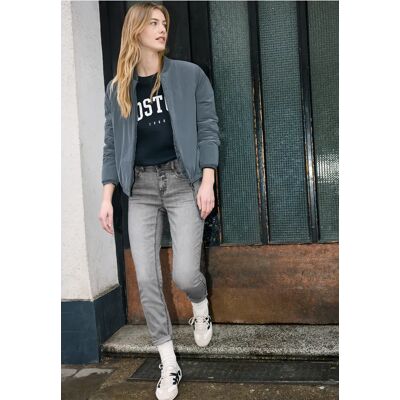 Street One Studio Slim Leg Jeans - Grau - Damen Street One Studio Slim Leg Jeans - Grau - Damen