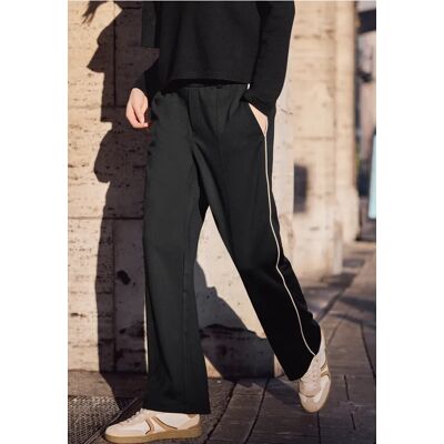 Street One Studio Straight Leg Hose - Schwarz - Damen Street One Studio Straight Leg Hose - Schwarz - Damen