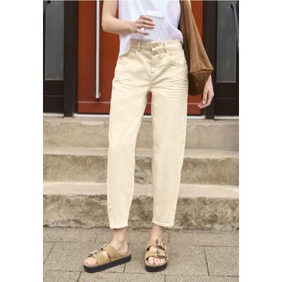 Street One Studio Barrel Leg Jeans im Loose Fit - Beige - Damen Street One Studio Barrel Leg Jeans im Loose Fit - Beige - Damen
