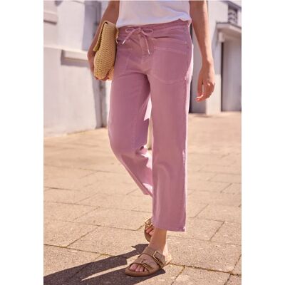 Street One Studio Stright Leg Jeans mit Elastikbund - Rosa - Damen Street One Studio Stright Leg Jeans mit Elastikbund - Rosa - Damen
