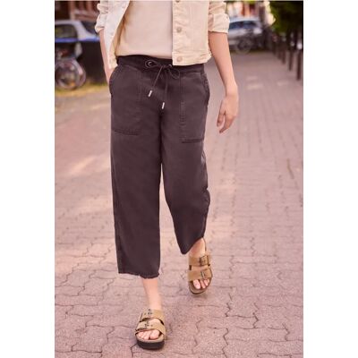 Street One Studio Mid Waist Straight Leg Hose im Loose Fit - Lila - Damen Street One Studio Mid Waist Straight Leg Hose im Loose Fit - Lila - Damen