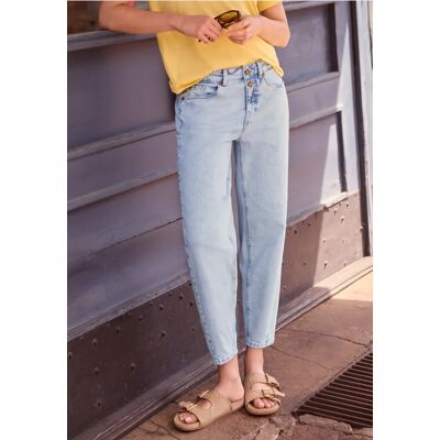 Street One Studio High Waist Barrel Leg Jeans im Loose Fit - Blau - Damen Street One Studio High Waist Barrel Leg Jeans im Loose Fit - Blau - Damen