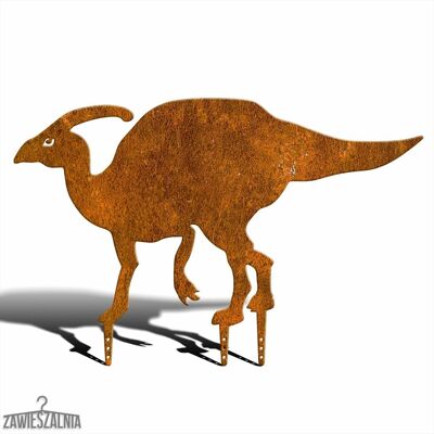 Monster Cable Gartenstecker – Gartendeko Stahl-Dinosaurier Parasaurolophus XXL 90 cm Corten Monster Cable Gartenstecker – Gartendeko Stahl-Dinosaurier Parasaurolophus XXL 90 cm Corten