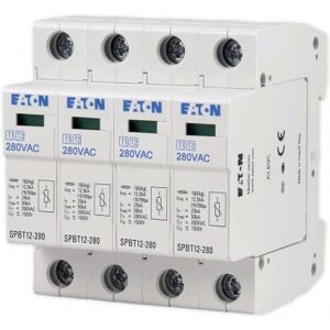 EATON Überspannungsableiter SPBT12 Typ 1+2 (Klasse B+C) 4-polig 12,5kA 280V 1,5kV IP20 EATON Überspannungsableiter SPBT12 Typ 1+2 (Klasse B+C) 4-polig 12,5kA 280V 1,5kV IP20