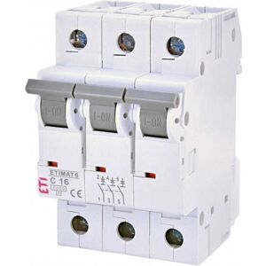 Leitungsschutzschalter C 16A 3P 6kA ETIMAT6 002145516 ETI Leitungsschutzschalter C 16A 3P 6kA ETIMAT6 002145516 ETI