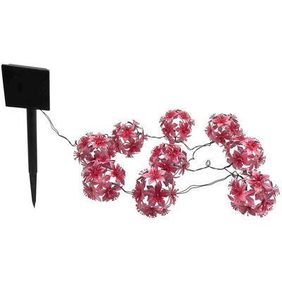 SOLITHIA - Hibiskus - 3.8 m - rosa-rot - LED string light SOLITHIA - Hibiskus - 3.8 m - rosa-rot - LED string light