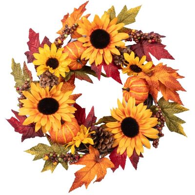 viva domo LED-Kranz „Goldener Herbst“ viva domo LED-Kranz „Goldener Herbst“