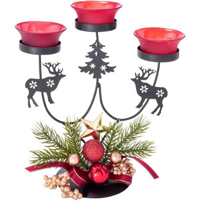 viva domo Teelichthalter „Weihnachts-Eleganz“ viva domo Teelichthalter „Weihnachts-Eleganz“
