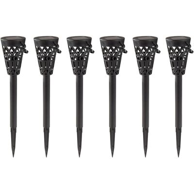 viva domo Solar-Schattenlampe "3 in 1", 6 Stück viva domo Solar-Schattenlampe "3 in 1", 6 Stück