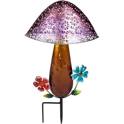 viva domo Solar-LED-Pilz, lila viva domo Solar-LED-Pilz, lila