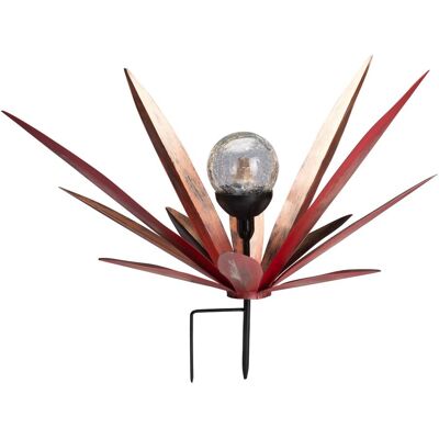 viva domo LED-Solar-Gartenstecker "Blatt", rot viva domo LED-Solar-Gartenstecker "Blatt", rot