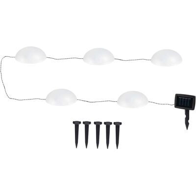 viva domo Solar-LED-Bodenleuchten, 5 Stück viva domo Solar-LED-Bodenleuchten, 5 Stück