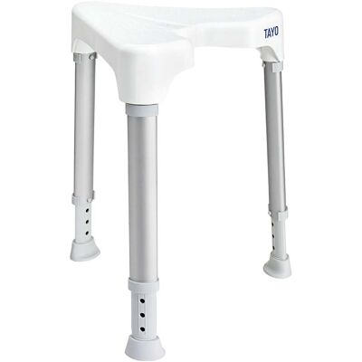 Dietz Tayo Dreieckiger Duschhocker - Sitz mit hygienischer Aussparung Dietz Tayo Dreieckiger Duschhocker - Sitz mit hygienischer Aussparung