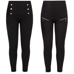 wedolina Komfortbund-Leggings „Elegant“, 2 Stück, Größe: L wedolina Komfortbund-Leggings „Elegant“, 2 Stück, Größe: L