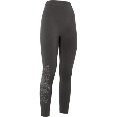 wedolina Fashion-Kuschel-Leggings, Größe: L, grau wedolina Fashion-Kuschel-Leggings, Größe: L, grau