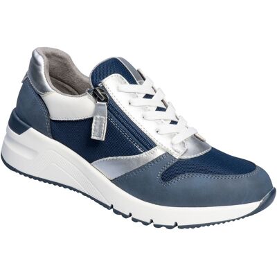 wonderwalk Keil-Sneaker H-Weite „Federleicht“, Größe: 38, blau wonderwalk Keil-Sneaker H-Weite „Federleicht“, Größe: 38, blau