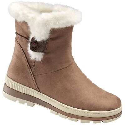 wonderwalk Kuschel-Winterstiefel "Mara" mit Reißverschluss, gefüttert, Größe: 36, braun wonderwalk Kuschel-Winterstiefel "Mara" mit Reißverschluss, gefüttert, Größe: 36, braun