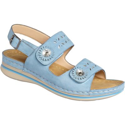 wonderwalk Bequem-Klettsandalette "Carina", Größe: 40 wonderwalk Bequem-Klettsandalette "Carina", Größe: 40