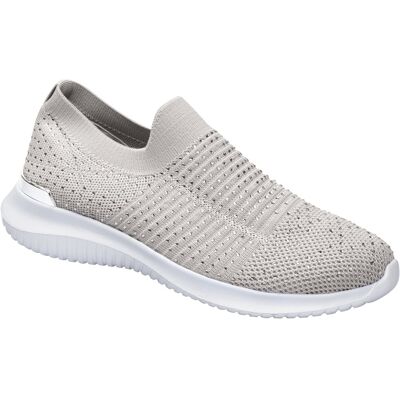 wonderwalk Flexi-Damenschuh „Elegant“, Größe: 36, grau wonderwalk Flexi-Damenschuh „Elegant“, Größe: 36, grau