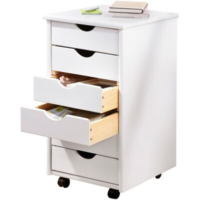 MODERNE HAUSFRAU Rollcontainer, weiß MODERNE HAUSFRAU Rollcontainer, weiß