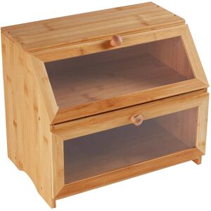 genialoBrotkasten mit 2 Fächern, Holz genialoBrotkasten mit 2 Fächern, Holz