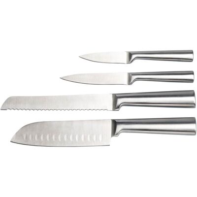 genialoEdelstahl-Messer-Set „Brillant“, 4-teilig genialoEdelstahl-Messer-Set „Brillant“, 4-teilig