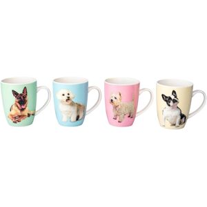 genialo - Hunde - Mehrfarbig - 4 Stück - Mug Set genialo - Hunde - Mehrfarbig - 4 Stück - Mug Set