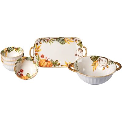 Genialo - Goldener Herbst - 6-teilig - Porzellan-Set Genialo - Goldener Herbst - 6-teilig - Porzellan-Set