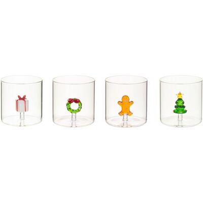genialo3D-Gläser-Set „Weihnachten“, 4 Stück je 350 ml genialo3D-Gläser-Set „Weihnachten“, 4 Stück je 350 ml