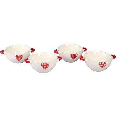 genialoSchlemmer-Schalen-Set „Herz“, 4 Stück je 460 ml genialoSchlemmer-Schalen-Set „Herz“, 4 Stück je 460 ml