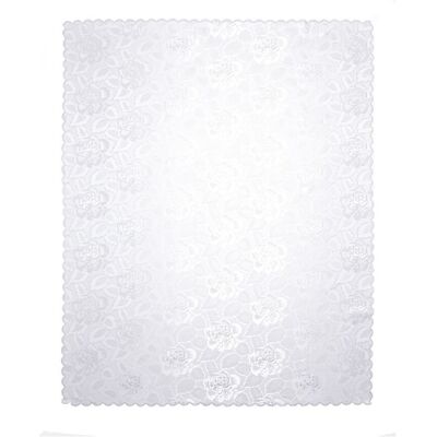 viva domo Weiße Jacquard-Tischdecke viva domo Weiße Jacquard-Tischdecke