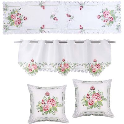 viva domo Textil-Set „Rose“, 4-teilig viva domo Textil-Set „Rose“, 4-teilig
