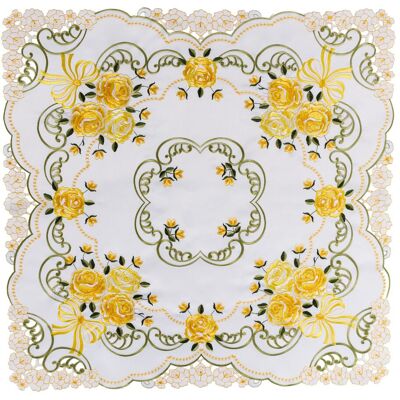 viva domo Mitteldecke „Rose“, 85x85 cm viva domo Mitteldecke „Rose“, 85x85 cm